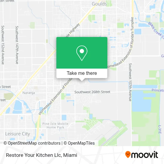 Restore Your Kitchen Llc map