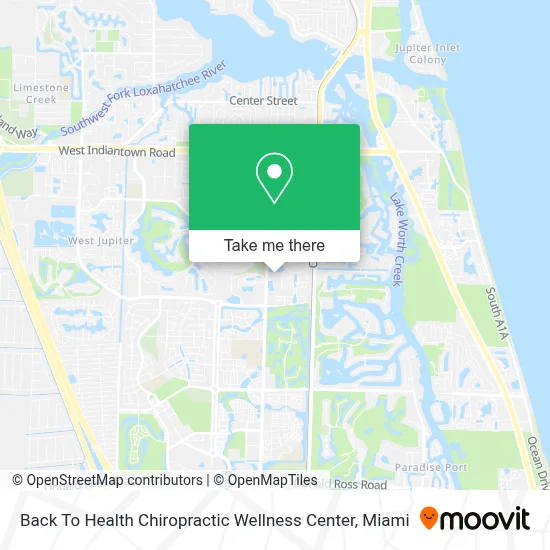 Back To Health Chiropractic Wellness Center map