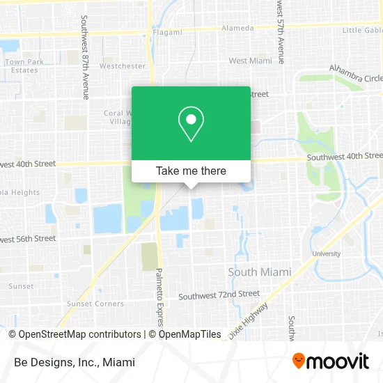 Be Designs, Inc. map