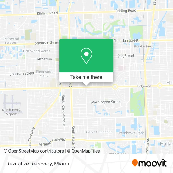 Revitalize Recovery map