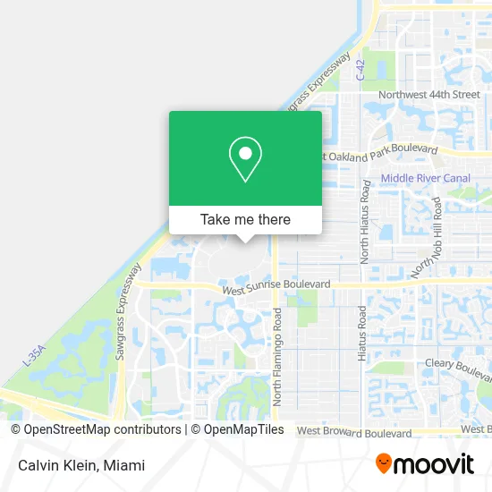 Calvin Klein map