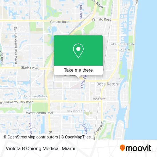 Violeta B Chiong Medical map