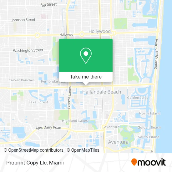 Proprint Copy Llc map