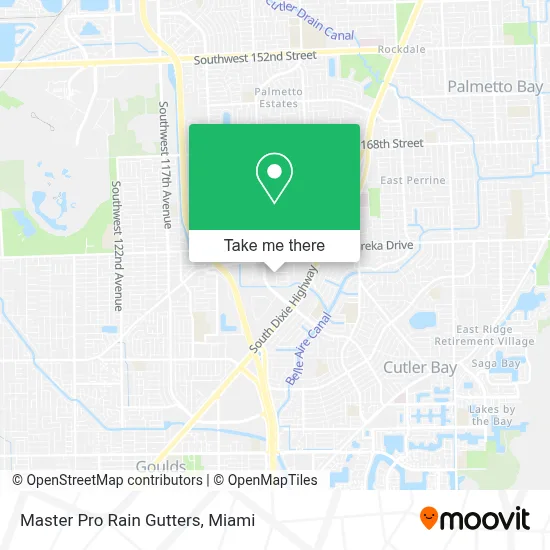 Master Pro Rain Gutters map
