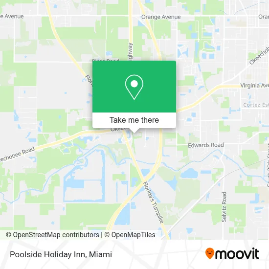 Poolside Holiday Inn map