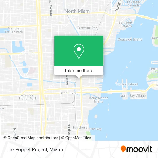 The Poppet Project map