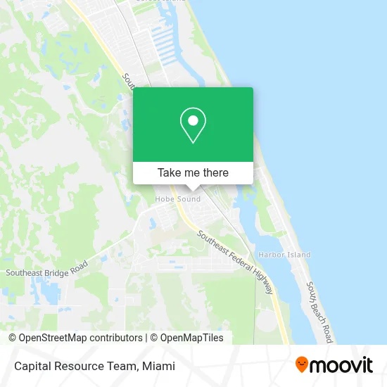 Capital Resource Team map