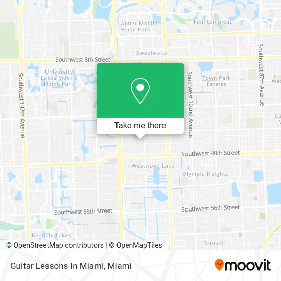 Guitar Lessons In Miami map
