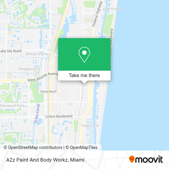 A2z Paint And Body Workz map