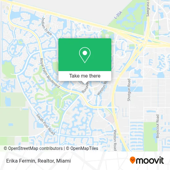 Erika Fermin, Realtor map