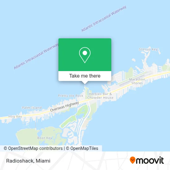 Radioshack map