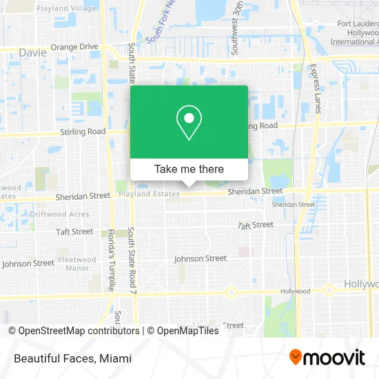 Beautiful Faces map