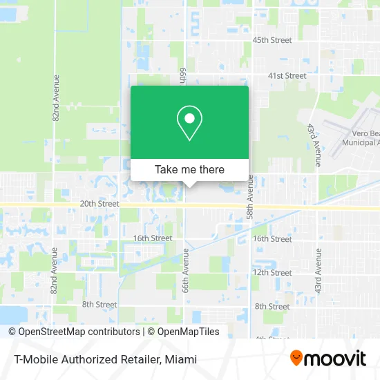 T-Mobile Authorized Retailer map