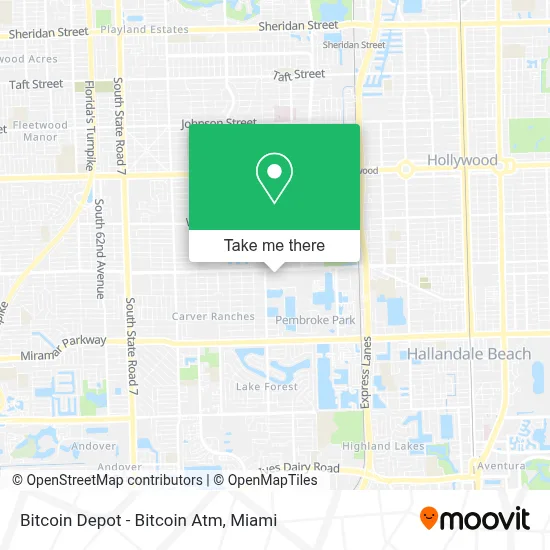 Bitcoin Depot - Bitcoin Atm map