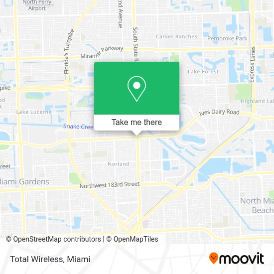 Total Wireless map