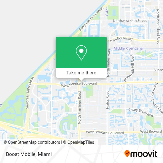 Boost Mobile map