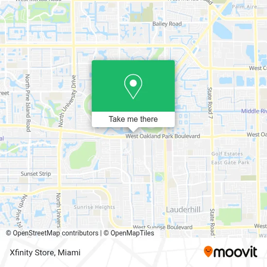 Xfinity Store map