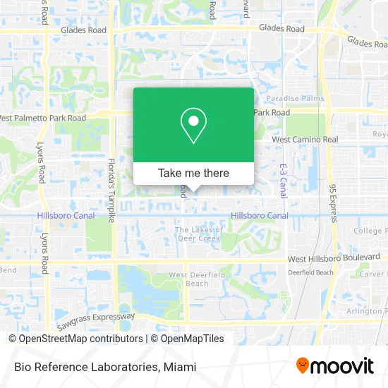 Bio Reference Laboratories map
