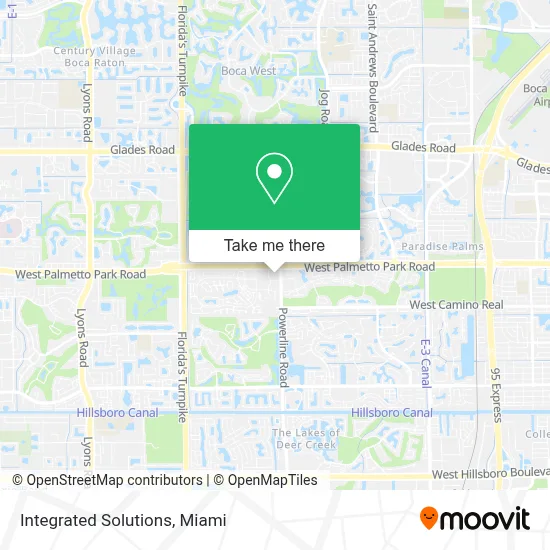 Integrated Solutions map