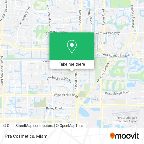 Pra Cosmetics map