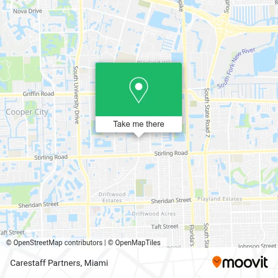 Carestaff Partners map