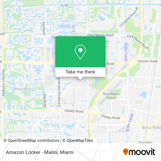 Amazon Locker - Malini map