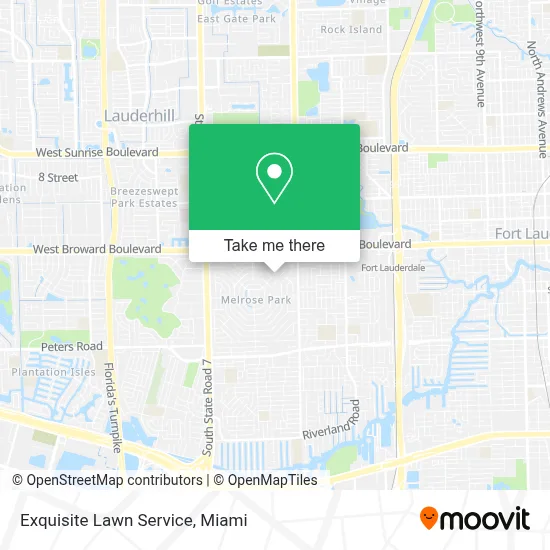 Exquisite Lawn Service map