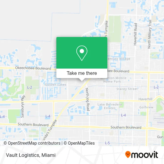 Vault Logistics map
