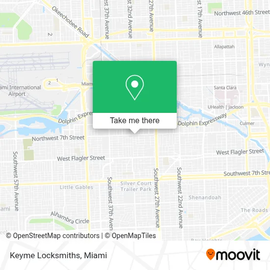 Keyme Locksmiths map