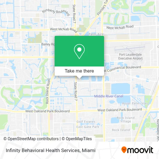 Infinity Behavioral Health Services map
