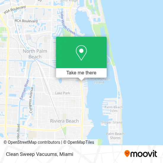 Clean Sweep Vacuums map