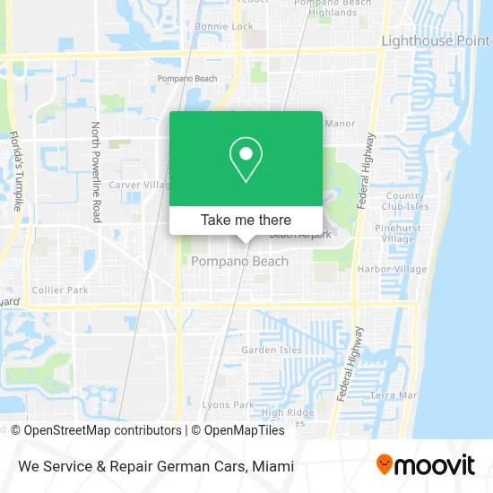 We Service & Repair German Cars map
