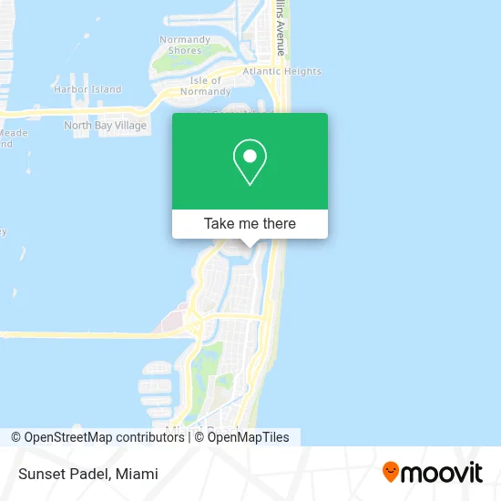 Sunset Padel map