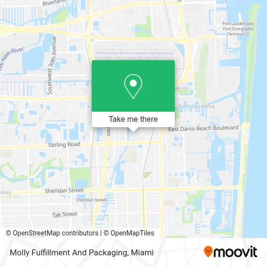 Molly Fulfillment And Packaging map