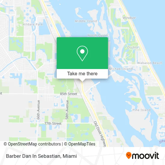 Barber Dan In Sebastian map
