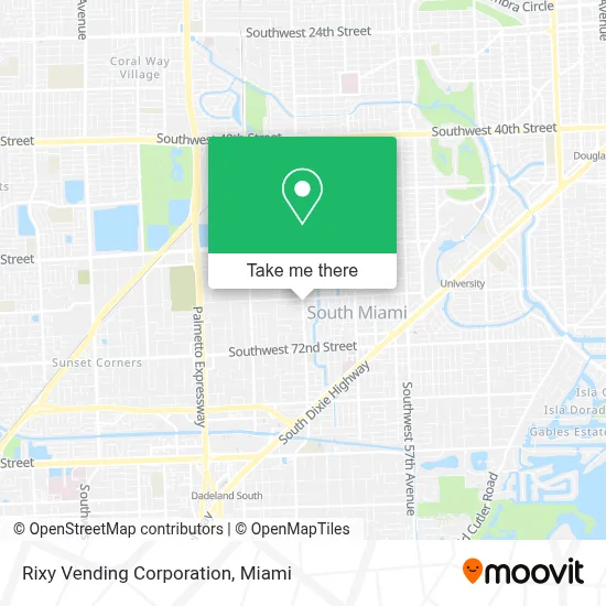 Rixy Vending Corporation map