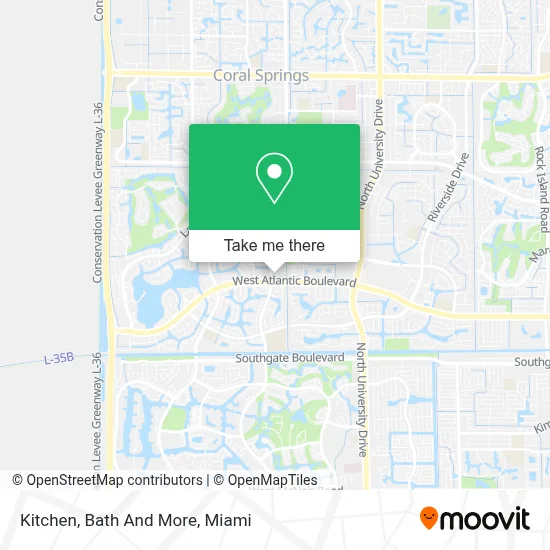 Kitchen, Bath And More map