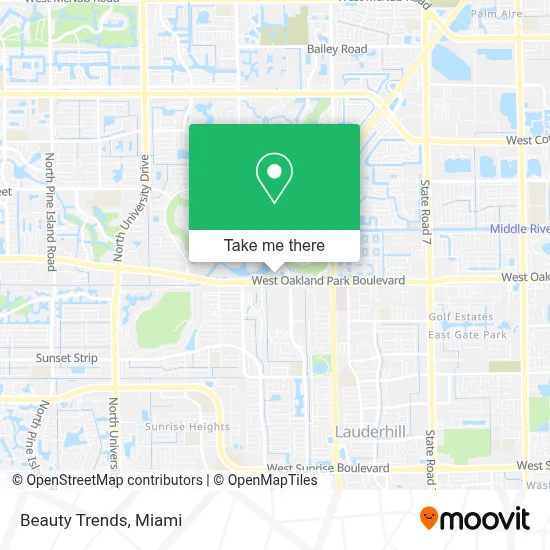 Beauty Trends map