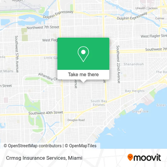 Crmsg Insurance Services map