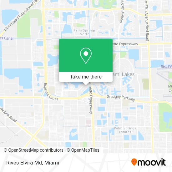 Rives Elvira Md map