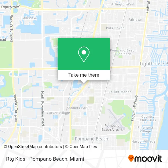 Rtg Kids - Pompano Beach map