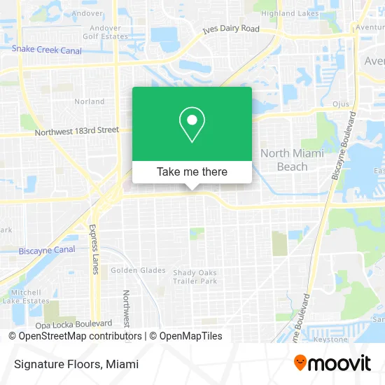 Signature Floors map