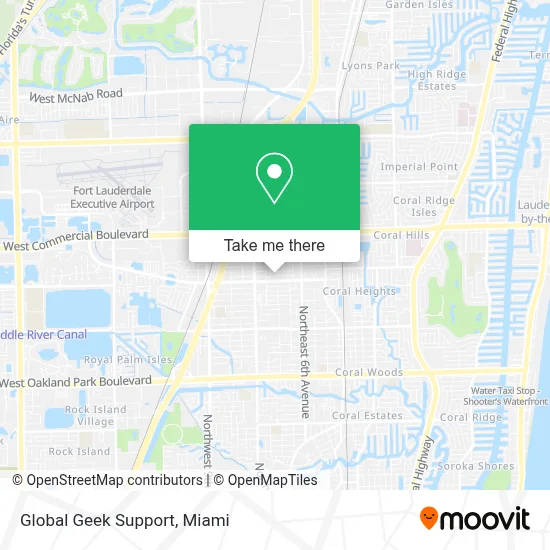 Global Geek Support map