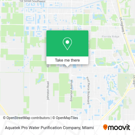 Aquatek Pro Water Purification Company map