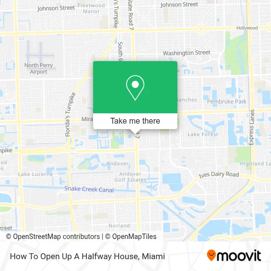 How To Open Up A Halfway House map