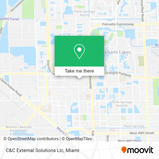 C&C External Solutions Llc map