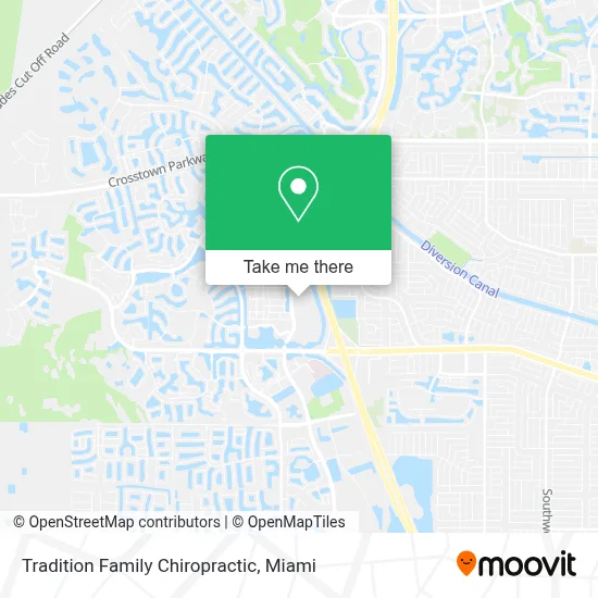 Tradition Family Chiropractic map