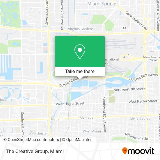 The Creative Group map