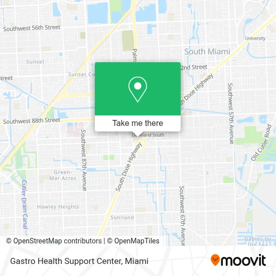 Gastro Health Support Center map