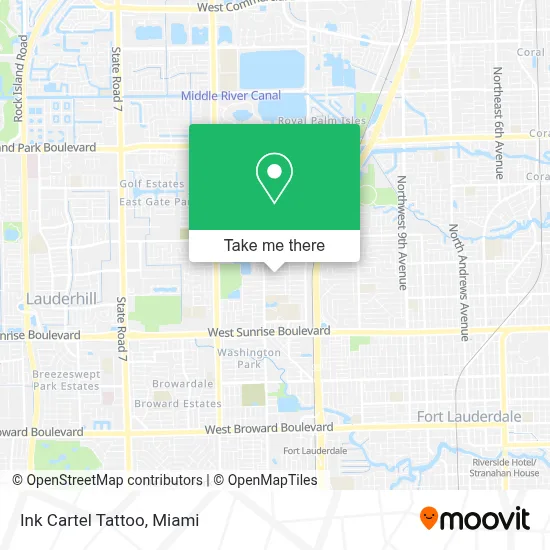 Ink Cartel Tattoo map